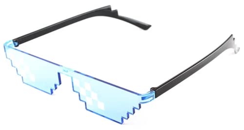 Image of Thug Life Sunglasses Pixel Gangsta Life Funny Novelty Shades