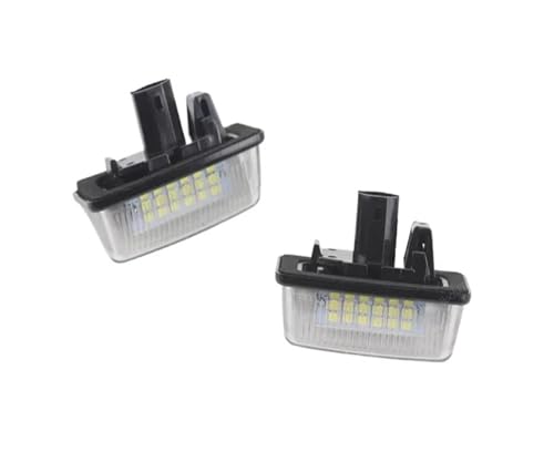 Luces de matrícula LED 6000K para Toyota Alphard Wish Noah y Voxy trasero SMD 5