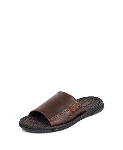 Kenneth Cole Men's Unlisted Pacey Sandal B Slide, Brown, 8 #TOP4