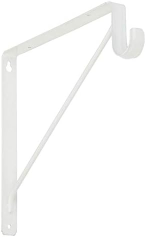 BRACKET SHELF/ROD WHITE10
