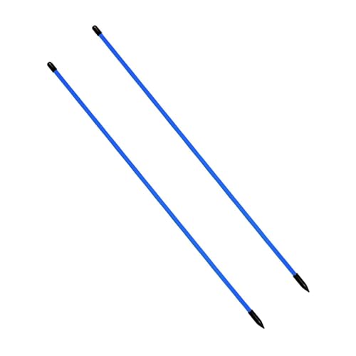 Bâtons d'alignement de golf blancs pour ajuster la trajectoire et le placement