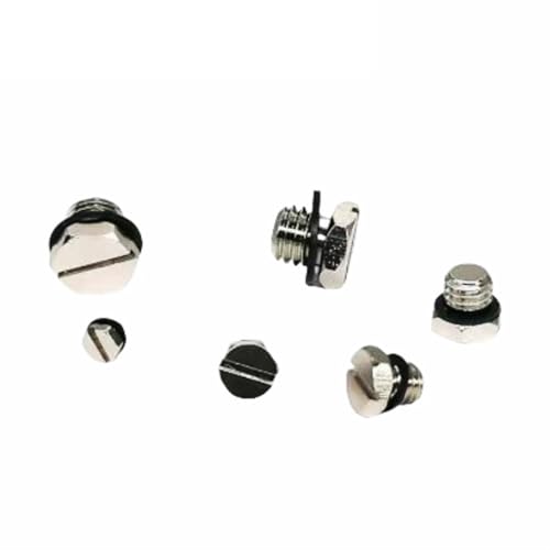 Tapón M5 de cobre con junta de sellado hexagonal para tuberías pack de 10 unidades 7