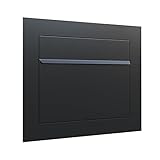 SORA - Modern Built-in Black Mailbox