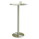 ✔ ASPETTO UNICO ： Questo tavolo da pranzo rotondo è progettato utilizzando uno stile moderno e minimalista per fondersi con i diversi stili di arredamento. Puoi utilizzare questo tavolo compatto nel tuo salotto, nella sala d'attesa dell'ufficio, sul balcone e ovunque tu voglia.