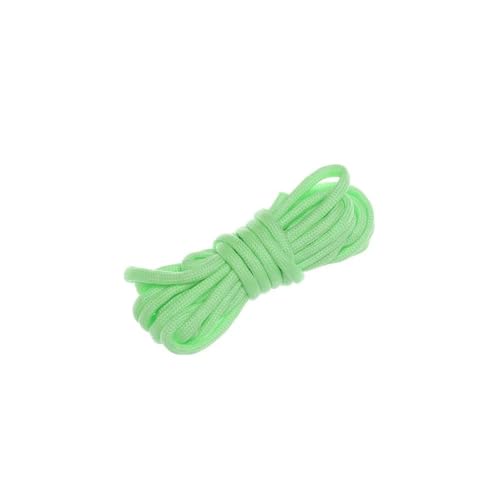 GUOZIF Cuerda de paracaídas Paracord 550 Luminosa Que Brilla en la Oscuridad, Cuerda de paracaídas con núcleo de 9 hebras, Cuerdas para Exteriores de 1, 3 y 5 m