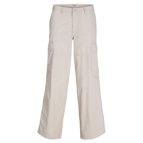 Pantalon cargo Jack & Jones Jpstbill Jjknockout en lin mélangé pour homme