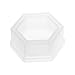 Shefii Hexágono Flower Pot DIY Moldes de silicona, Jardinera de cemento Jarrón...