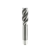 5/8-18 Spiral Flute Thread Tap, HSS-Cobalt Uncoated Machine Threading Tap for Machinist Repair， DRINYOUNG(Spiral Flute Taps, 5/8-18)