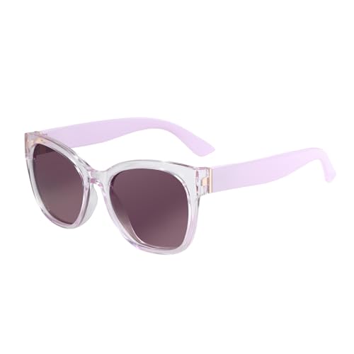 Lunettes de soleil polarisées femmes contre éblouissement rétro grande monture UV400
