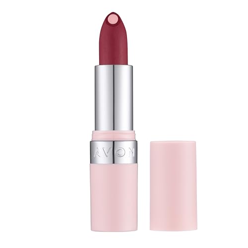 AVON Rossetto Hydramatic Matte - Rosy | Lip Stain A Lunga Tenuta Per Un'Azione Idratante | Rossetto Lunga Durata Cuore Di Acido Ialuronico Per Un Look Labbra Vibrante | 3,6g
