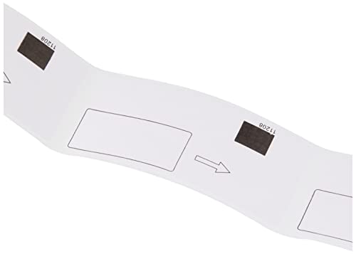 1 kompatible Etikettenrolle für Brother Dk-11208 (Etiketten: 400, Größe: 38 x 90 mm)