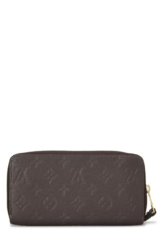 Pre-Loved Ombre Monogram Empreinte Zippy Wallet, Brown3