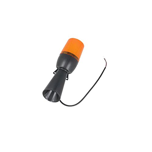 Avertisseur lumineux-sonore 12-24V efficace contre les risques industriels grâce au LED jaune IP65