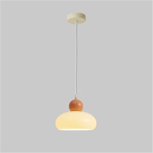 Pendentif dînatoire moderne HMJGDZG avec suspension abat-jour en verre conique 1 lumière