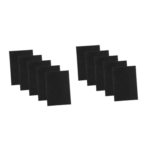 HANABASS 10 Fogli Adesivi Strisce Stradali Miniature Autoadesive per Modellismo Architettonico Materiale Asfalto per Layout Diorama e Scenari Educativi