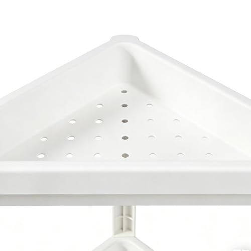 Estante esquinero triangular HOMEle con ruedas para un máximo ahorro de espacio en el hogar 8