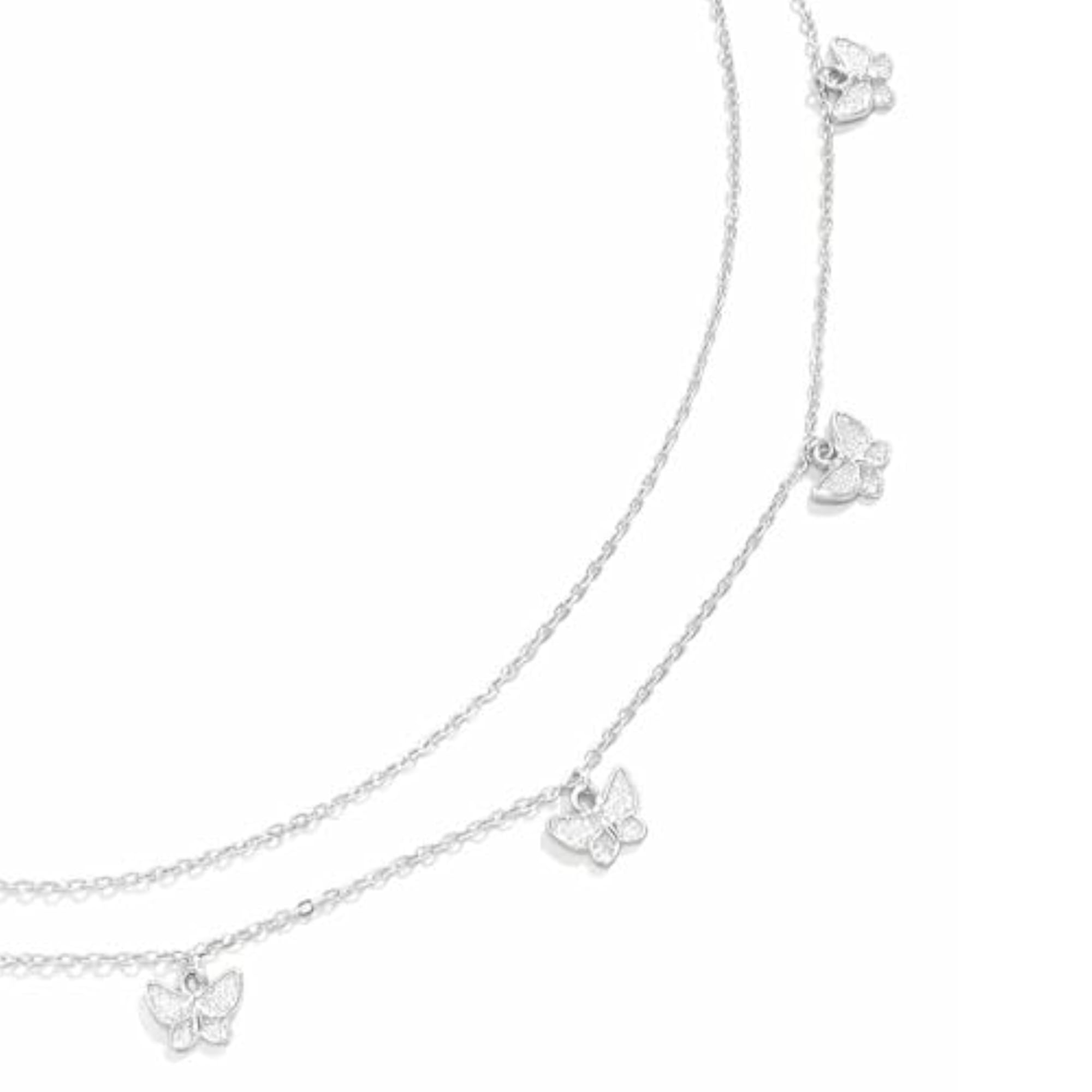 Women's Cubic Zirconia Studded Silver Plated Kamarbandh Belly Chain