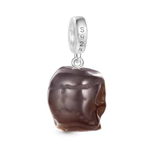 Image of GNOCE Skull Pendant Charm Silver Dangle Charms Bead fit Bracelet /Necklace Jewelry Gift for Women Men