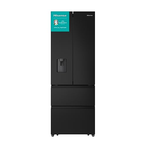 Hisense RF632N4WFE - Frigorífico congelador, color negro, 70 x 200 cm