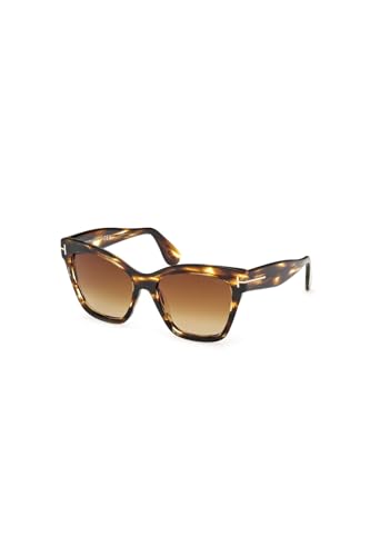 Tom Ford Unisex Adulto Elvira Gafas, Coloured Havana, 55