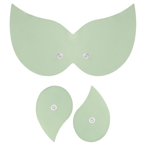 menstruflow Pads Bundle für das ONEflow – Flow Pad (groß) + Drop Pads (klein) für TENS-Gerät | patentiertes Set gegen Regelschmerzen & Endometriose, wiederverwendbar, hypoallergen, flexibel & diskret