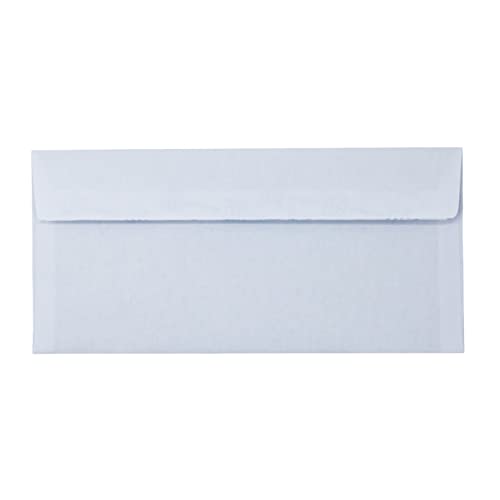 ARKRAFT Lot de 100 Enveloppes Blanches Format 23 x 11 cm DL avec Fermeture Adhésive pour Lettres et Documents