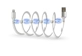 Grundig Kabel iPhone USB-A Vers Lightning 1 m - Magnetyczny kabel do ładowania i synchronizacji - 1 metr Kabel do ładowania i transmisji danych - Biały