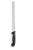 HAACP farbkodierung HENDI Schinken- und Lachsmesser, Küchenmesser, Messer, HACCP, Geschirrspülmaschinengeeignet, Klingte: 350mm, Länge 490mm, Edelstahl, Polypropylen, schwarz