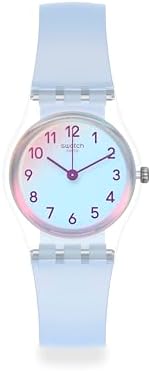 Swatch CASUAL BLUE Unisex Watch (Model: LK396), blue, Casual Pink
