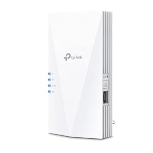 TP-Link RE780X WiFi 6 WLAN Verstärker Repeater AX3000(Dualband 2402MBit/s 5GHz + 574MBit/s 2,4GHz, MU-MIMO, Gigabit Port, kompatibel zu Allen WLAN Routern)