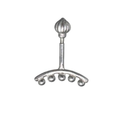 Image of Quirksmith 925 Sterling Silver Bugadi Earrings /Helix Piercing Studs with 925 Stamp And Certificate Of Authenticity /Gift for women