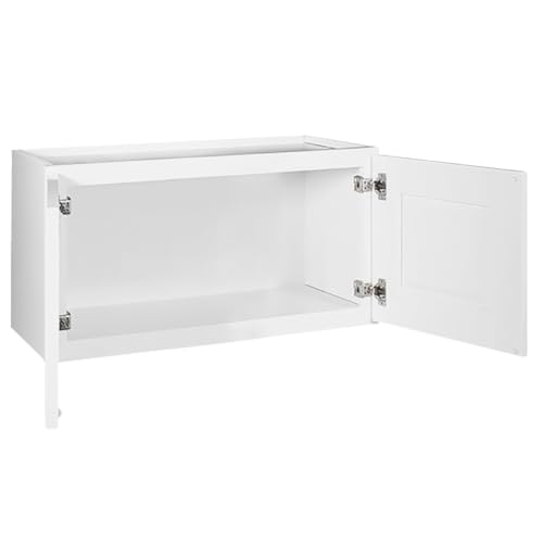 Image of Design House Brookings Kitchen Bridge Wall Cabinet, 36 inch, White