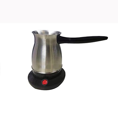 QJRGUY 600ml 12 Cups Stainless Steel Mocha Espresso Latte with Electric Stove Filter Moka Coffee Maker Pot
