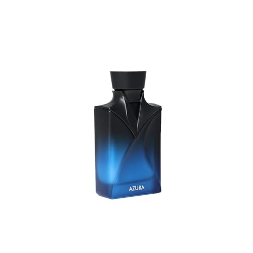 Image of Naseem Azura Blue Aqua Perfume for Men 90ml - Fresh Spicy Aromatic Long-Lasting Eau De Parfum | Alcohol-Free Men's Fragrance | Arabian Clean Masculine Scent