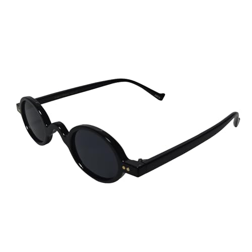 Vintage Mini Round Sunglasses - Retro Y2K Style UV400 Protection Unisex Eyewear for Travel, Party & Daily Wear