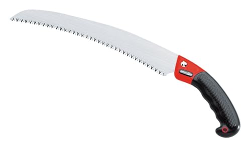 AUSONIA - 34142 SCIE ÉLAGAGES SCIE A ELAGUER SCIE PLIANT PROFESSIONNELLE À LAME COURBE DE 35 CM AVEC ÉTUI