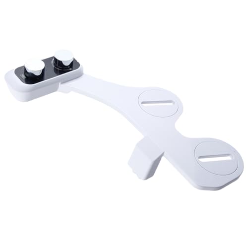 Wzxksoac Accesorio para Bidé, Inodoro Ultradelgado, Boquilla Doble, Pulverizador de Culo No Eléctrico con Presión de Agua Ajustable en Espiral, 3/8