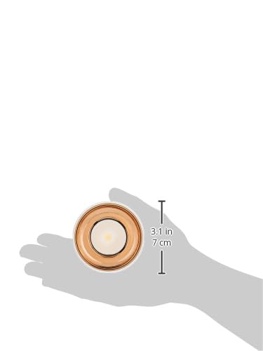Image of Havells Crysta Deco Surf Cob 12W 4K Gold W,Led-Spotlights,Energy Efficient,Long Life of 25000 Burning Hours,Beam Angle of 36,Metal Body Cob with Integrated Driver,Natural Daylight (4000K)