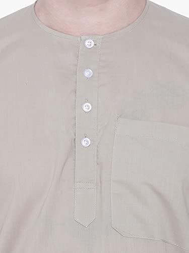 Image of Rajubhai Hargovindas Mens Casual Cotton Straight Kurta