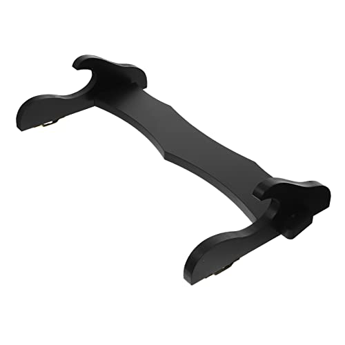 Yardwe Storage Holder Wall-mounted Holder Rack Wooden Flute Display Stand for Home