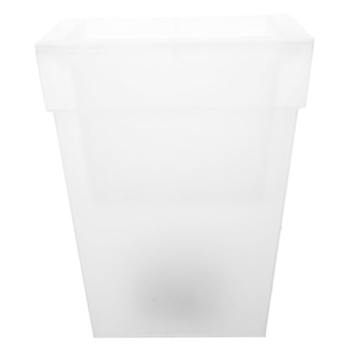 FONDOTIN Fioriera Solare Da Giardino Vaso Decorativo Lampada Solare Per Fioriera Vasi Di Plastica Per Piante