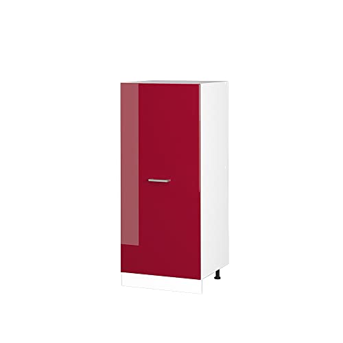 Vicco mobile cucina dispensa R-Line, Rosso lucido, 60 cm