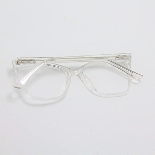 Armação Óculos Feminino Gatinho Transparente Com Lentes Sem Grau Jc-2039