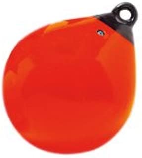 Taylor Made Products 61146 Tuff End Inflatable Vinyl Boat Buoy, Orange, 15 inch Diameter - coolthings.us