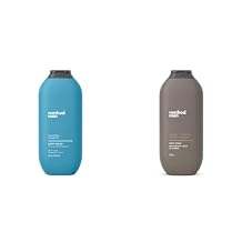 Method Men Body Wash, Glacier + Granite and Cedar + Cypress Scents, 18 fl oz Pack of 2