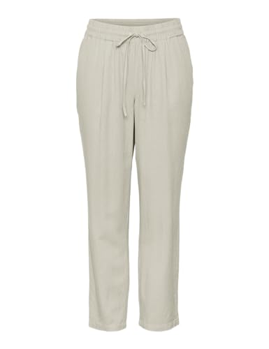 VERO MODA Vmjesmilo Ga Noos-Pantalones Tobilleros, Forro Plateado, L para Mujer