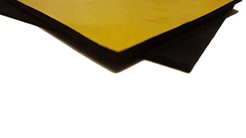 Sponge Neoprene Rubber Sheet, Adhesive Backed - Various Sizes - 3mm Thick - 150mm x 150mm