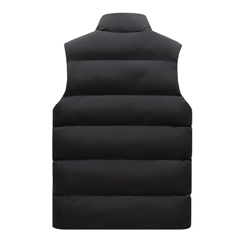 Sleeveless for Mens Fall Winter Neck Cami Tank Thermal Plain Vest Down Jackets Outerwear Mens 2025 Trendy Y2K4
