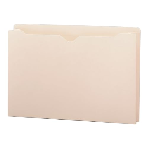 Smead File Jacket, Reinforced Straight-Cut Tab, 1-1/2