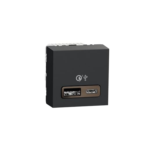 Cargador USB de pared Schneider NU301954 para solucionar la falta de enchufes